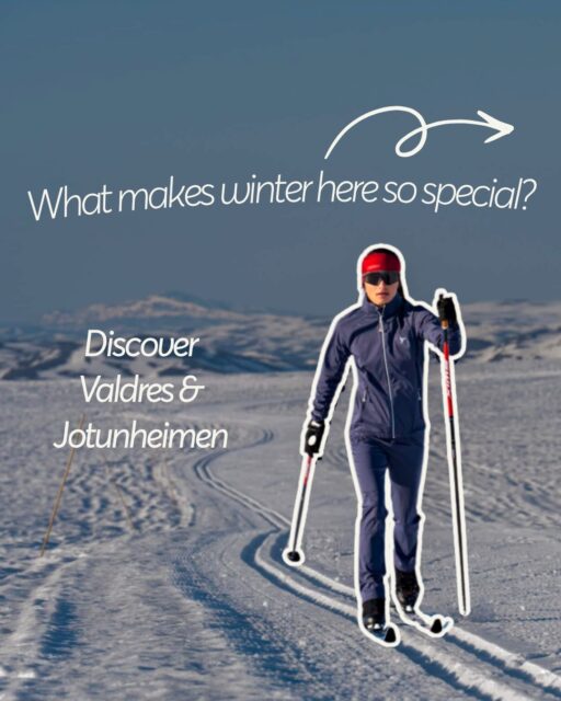 There is so much to experience in winter here in Valdres and Jotunheimen. ❄️
You can spend the day skiing along groomed trails through forests and across open mountain landscapes, or head further into Jotunheimen on backcountry skis.
Try snowshoeing, meet the huskies on a dogsledding trip, or take the historic snowcoach from Tyin to Eidsbugarden – a journey that is an adventure in itself.
And winter here is about the time between activities, too. Stop to take in the mountain views, enjoy the quiet, then return to a welcoming lodge for local food and a warm evening inside.
There are many ways to spend a winter holiday here. Swipe through for a little inspiration, and find the trip that feels right for you.