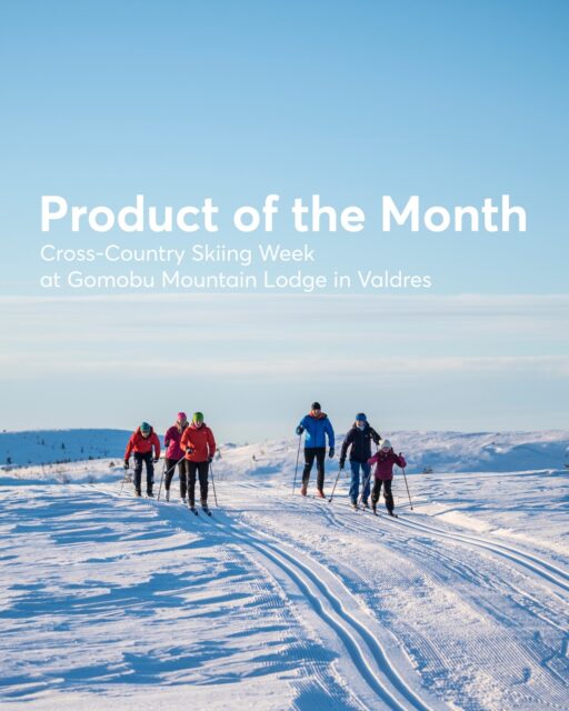 ❄️ PRODUCT OF THE MONTH: A skiing week at Gomobu
What would your ideal winter day look like?
Freshly groomed trails, a packed lunch with a mountain view, and a warm sauna waiting when you return? 🎿
This month, we’re highlighting our Cross-Country Skiing Week at Gomobu in Valdres. Stay at a welcoming, family-run mountain hotel in Vaset, with access to 140 km of groomed trails through birch forests and open mountain landscapes.
Choose your daily route, ski at your own pace, and return to good food and a cosy evening.
A little winter inspiration now — something to look forward to when the snow arrives.