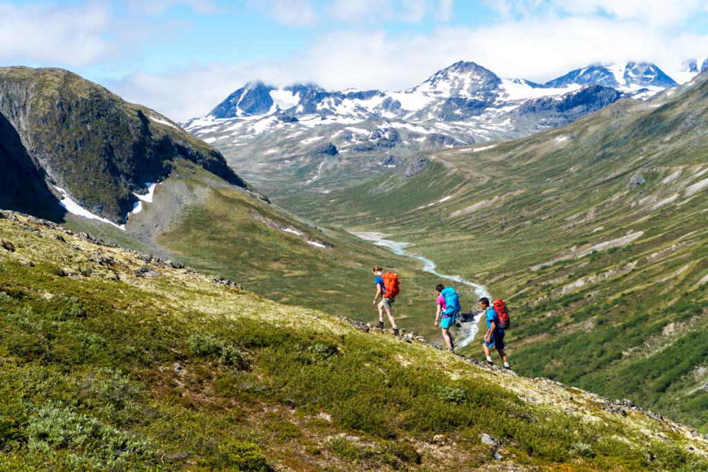 Hiking in Jotunheimen National park, Norway