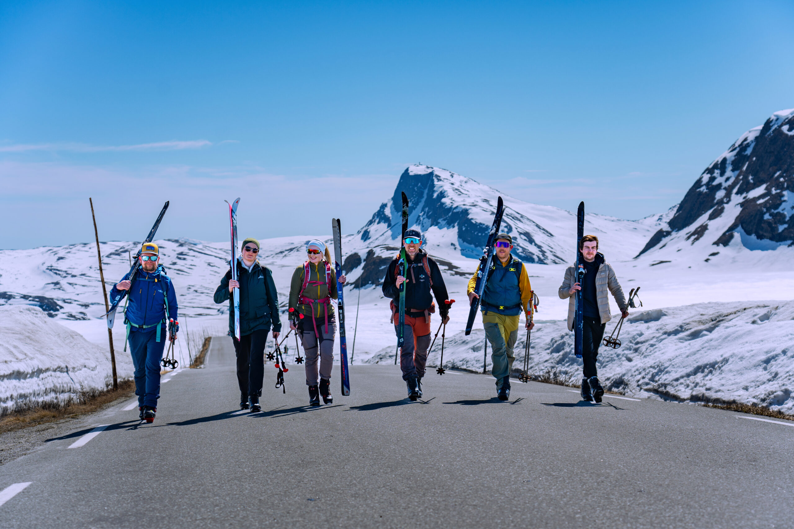 JVB Employees on Valdresflye, Jotunheimen