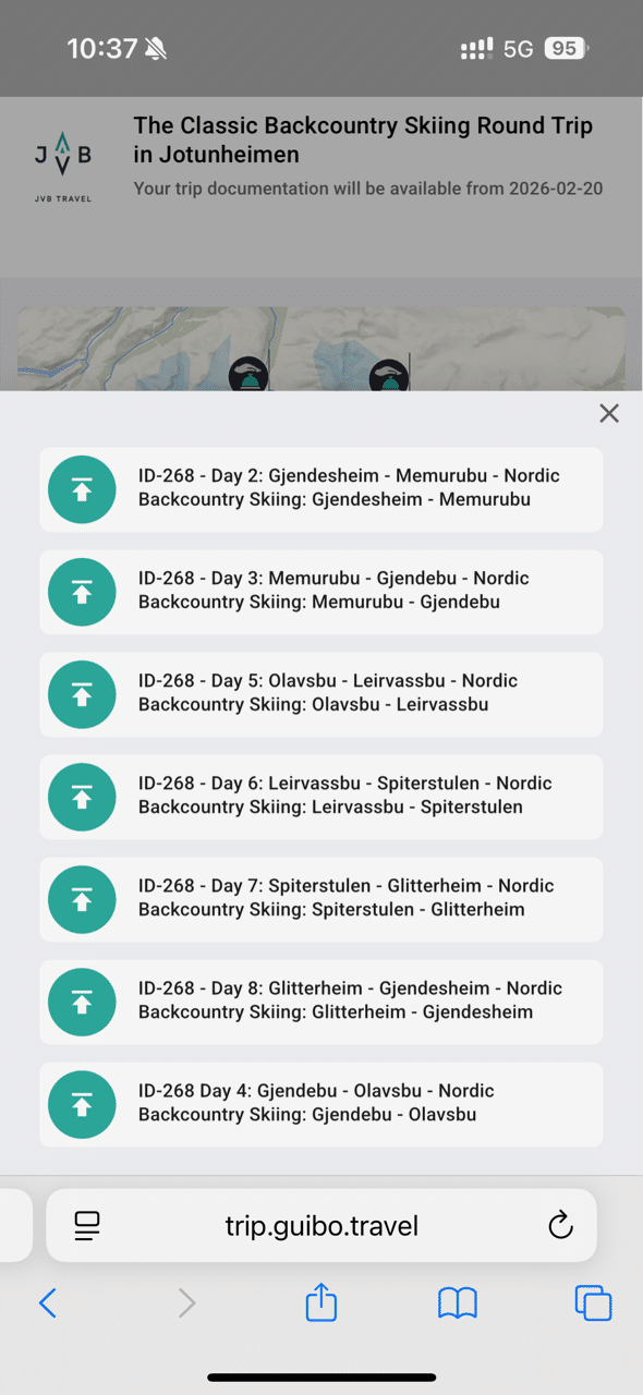 JVB App Screenshot Overview 2